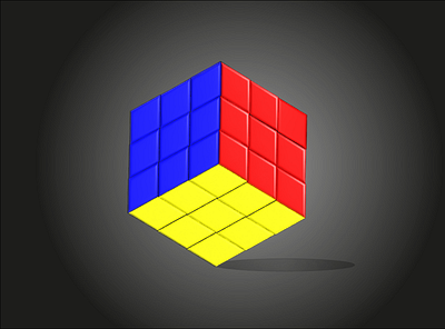 3D Cube graphic design