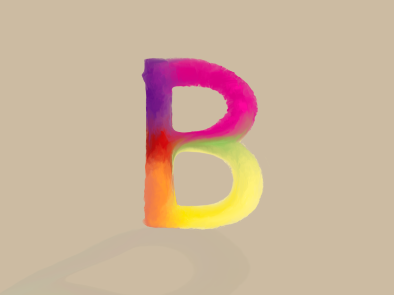 Blossom brushstroke flowershop b colorful