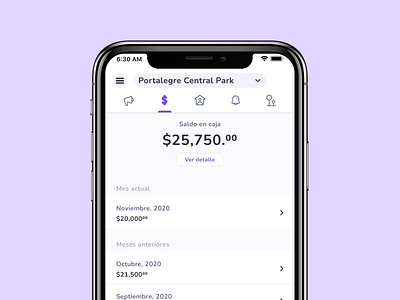 Community finances app inteface mobile ui ui design user inteface