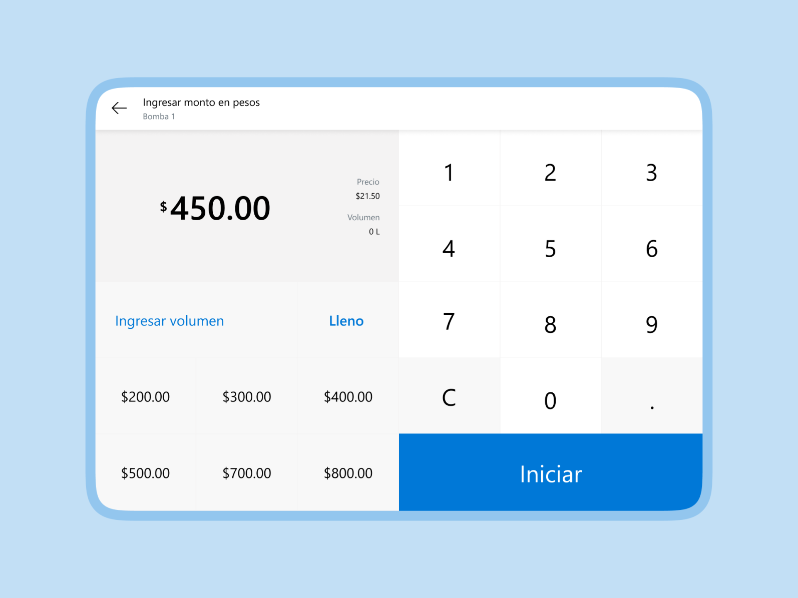 Gas stations Refuel interface by Erick Aldaz on Dribbble