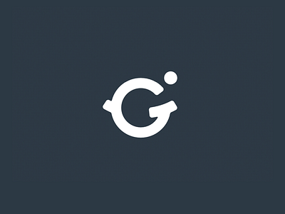 Gaya - Symbol bike branding electric g letter logo planet simple space star typography