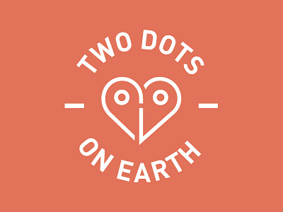 Two Dots On Earth - Logo dot icon logo map pinpoint tourism travel trip