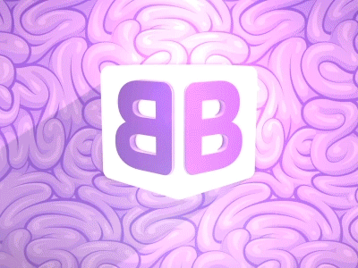 Brain Bites 3d brain brain bites brain pattern brains c4d cinema 4d logo logo build motion graphics purple youtube