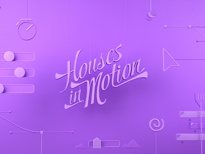 Houses in Motion - After Effects 3d ae after effects c4d cinema 4d cinema4d maxon motion design motion graphics octane purple