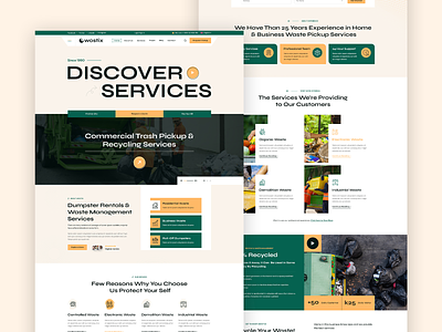 Wostix - Waste Pickup & Disposal Services PSD Template