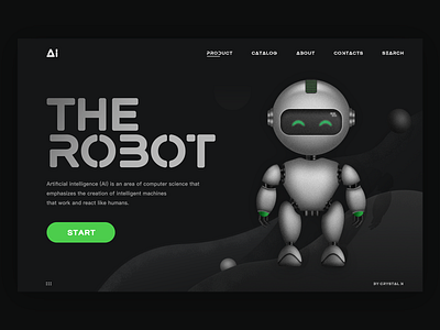 Robot design ui web