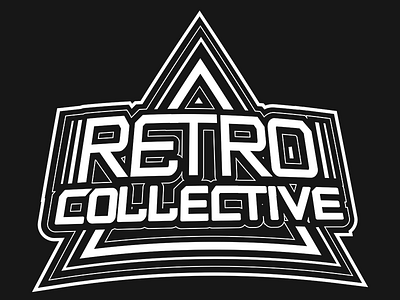 Retro Collective Logo Design artist crew music