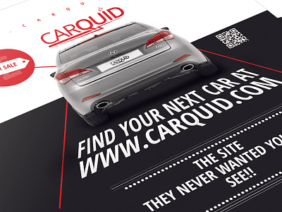 Carquid Leaflet Back car quid red simple white