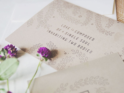 Lazo Wedding Invitations flowers invitation print typography wedding