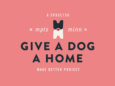 Volunteer Project Badge badge dog home humane society logo project