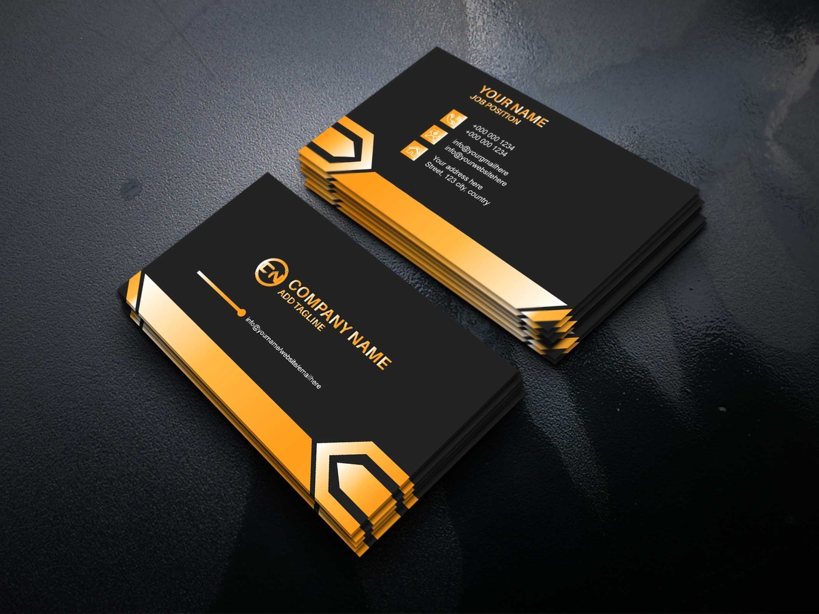 Business Card Design by Md Iftekhar Bhuiyan on Dribbble