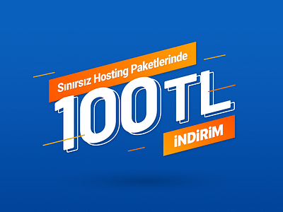 100 TL İndirim! | Discount Banner ads adveristing banner design discount indirim promo sale sales