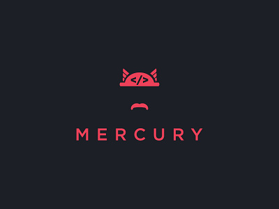 mercury logo branding logo