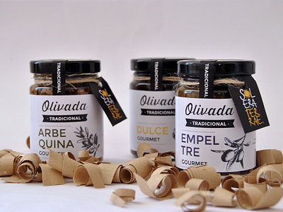 Packaging Olive Paste (Olivada) gourmet olivada packaging packaging design