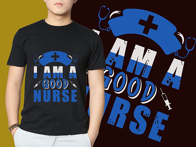 Nurse T shirt Design animation graphic design logo t shirt t shirt design typography tshirt