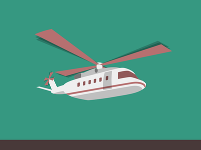 Hngat helicopter sketchapp vector