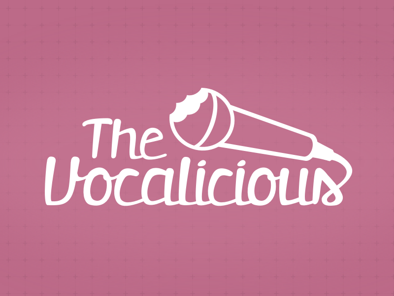 The Vocalicious Logo mainz microphone sketchapp logo vector