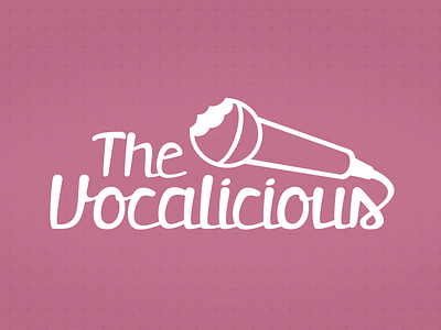 The Vocalicious Logo logo mainz microphone sketchapp vector