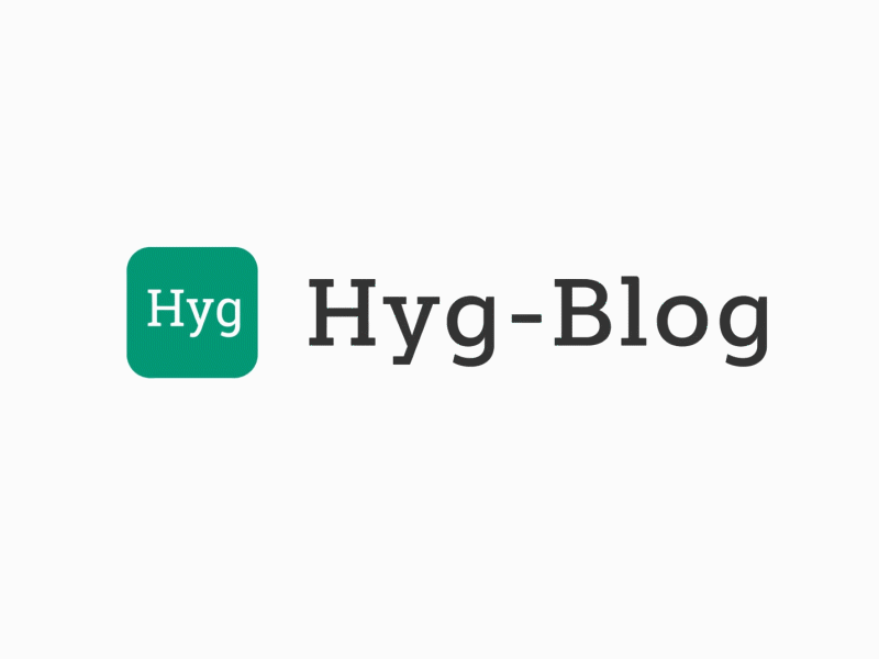 Hyg-Blog - Logo Animation 2d animation brand identity branding project business logo company style guide corporate design geometric design intro logo animation logo reveal motion design