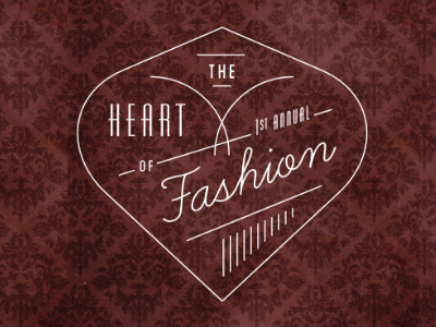 Heart of Fashion Fundraiser Event ID event fashion heart id line logo