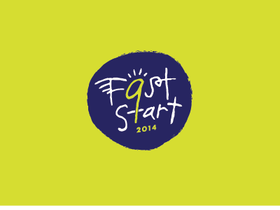 Fast Start 9 - Kids Fun Run event fitness id logo pro bono shirt