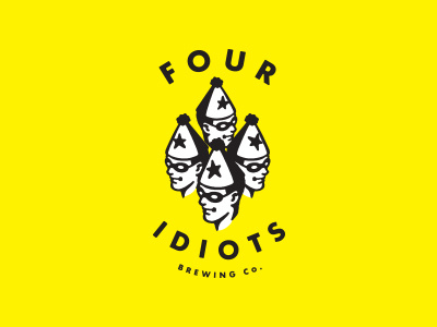 4 Idiots Brewing Co. beer brewing friends id idiots logo