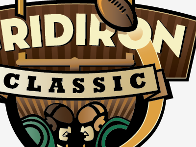 Gridiron Classic Logo football id logo