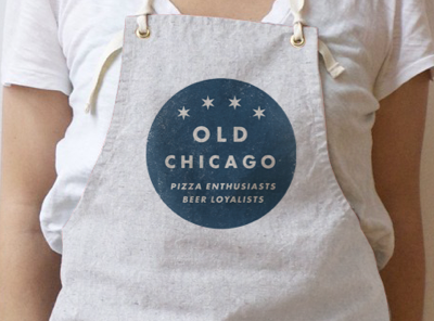 Old Chicago Restaurant rebrand - reject beer chicago id logo pizza rebrand uniform