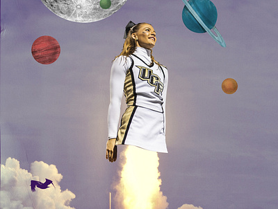Reach For The Stars cheer collage lift off ucf