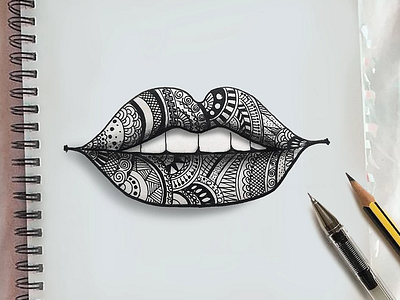 Mandala Lips