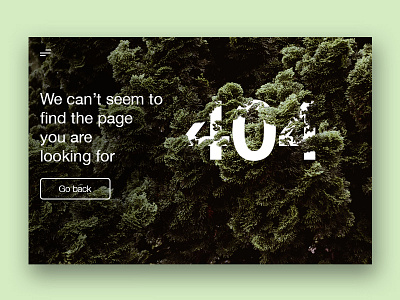 404 error page