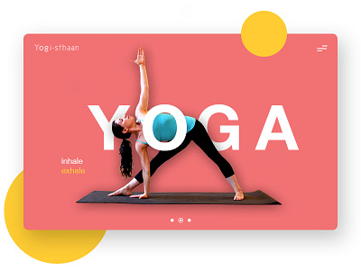 Yoga branding ui design web design yoga
