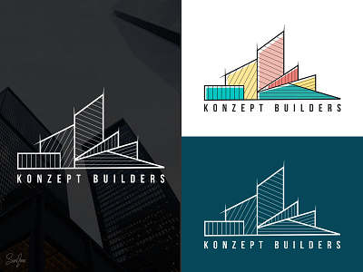 Konzept Builders logo design