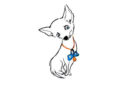 Милашка малышка branding design graphic design illustration logo смешные животные собачка украина цифровая иллюстрация