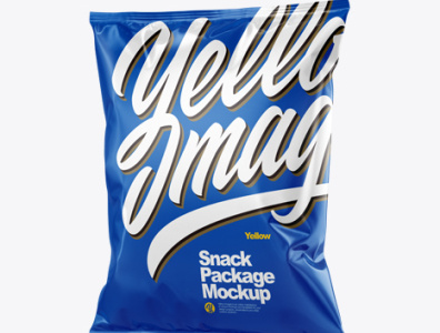 Download Psd Mockup Glossy Snack Package Mockup HQ design graphic design