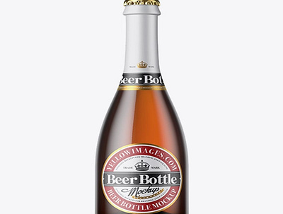 Download Psd Mockup Amber Beer Bottle Mockup HQ branding design graphic design logo