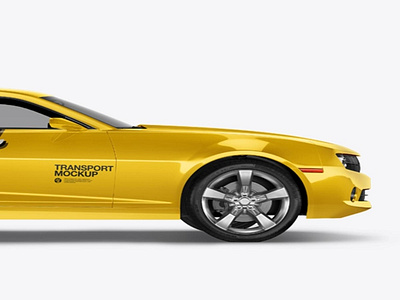 Chevrolet Camaro Mockup - Side View HQ