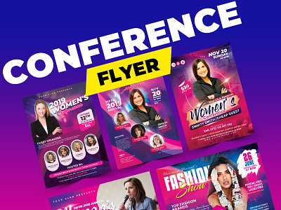 Conference/Church Flyer advertisement corporate design flyer marketing poster template