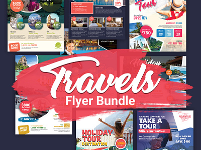 Travel & Vacation Flyers Bundle