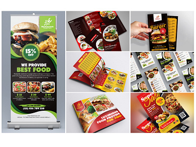 Food Menu Templates advertisement business corporate design flyer food menu illustration marketing restaurant menu template