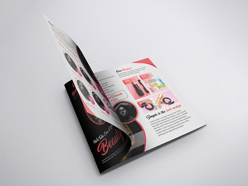 Beauty Brochure by Md. Ashraf Hossain on Dribbble