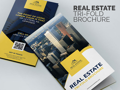 Real Estate Brochure brochure coeporate print real estate trifold