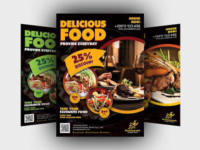 Food Flyer flyer food print template