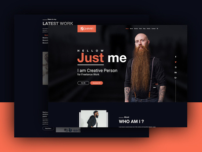 Personal Portfolio Template design template web