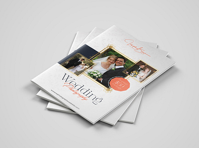 Wedding Photography Brochure modern pamphlet photo photographer poster photography photography magazine ad professional photography save the date simple studio template wedding