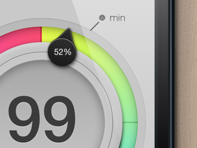 Heartrate monitor bpm counter heart rate ios ui design