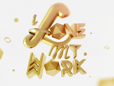 3D typography