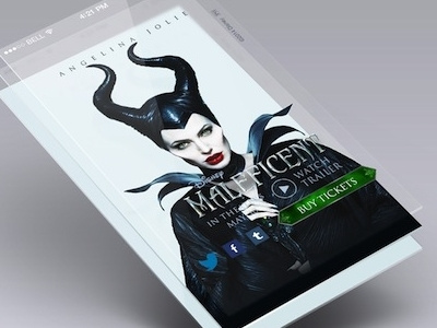 Maleficent Mobile Ad