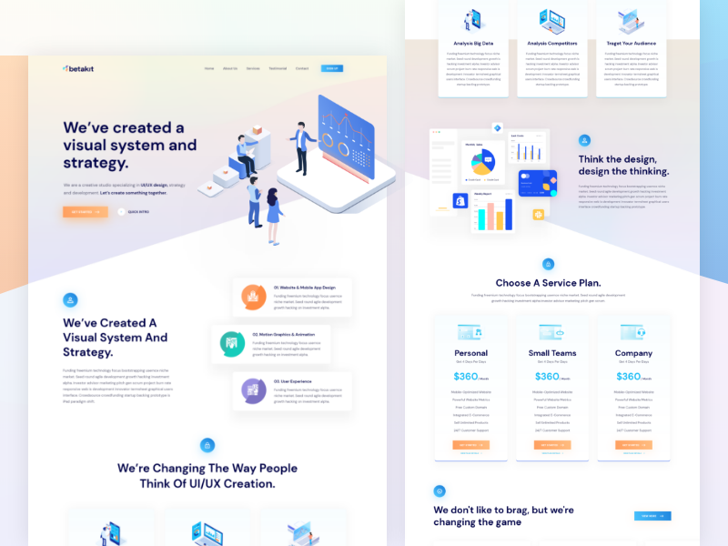 Creative Home Page | Exploration #7 by Zahid Hasan Zisan on Dribbble