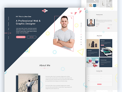 Ami - Creative Personal Web Template